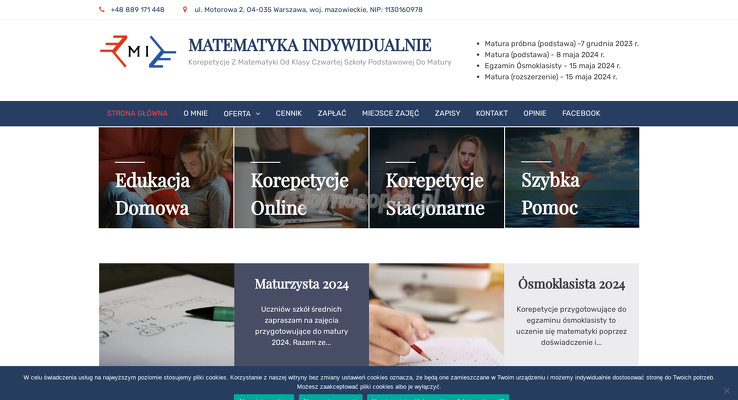 Matematyka Indywidualnie