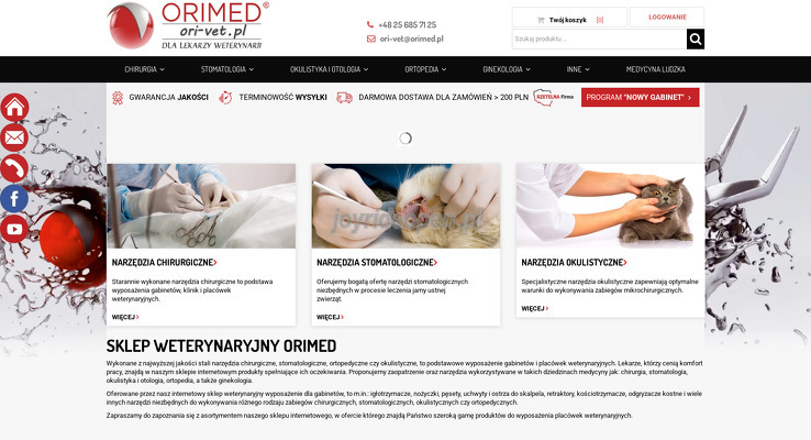 Sklep weterynaryjny Orimed