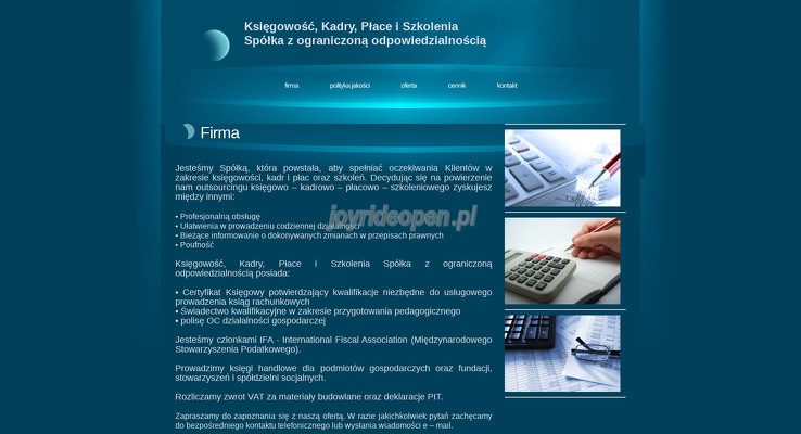 KSIĘGOWOŚĆ KADRY PŁACE I SZKOLENIA SP Z O O